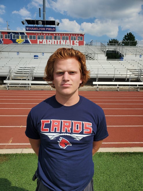 Will Cooper, Thomas Worthington football. Selected as Athlete of the Week on Aug. 26.