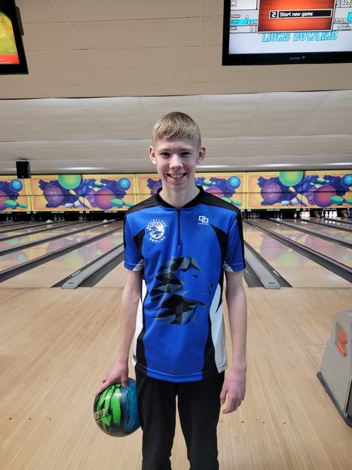 Reed Schworm, Bexley bowling. Selected as Athlete of the Week on Feb. 3.
