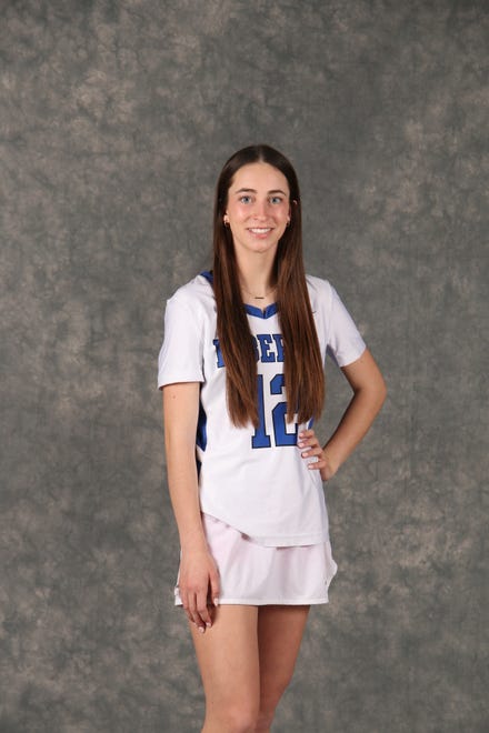 Isabelle Pohmer, Olentangy Liberty lacrosse. Selected as Athlete of the Week on April 28.