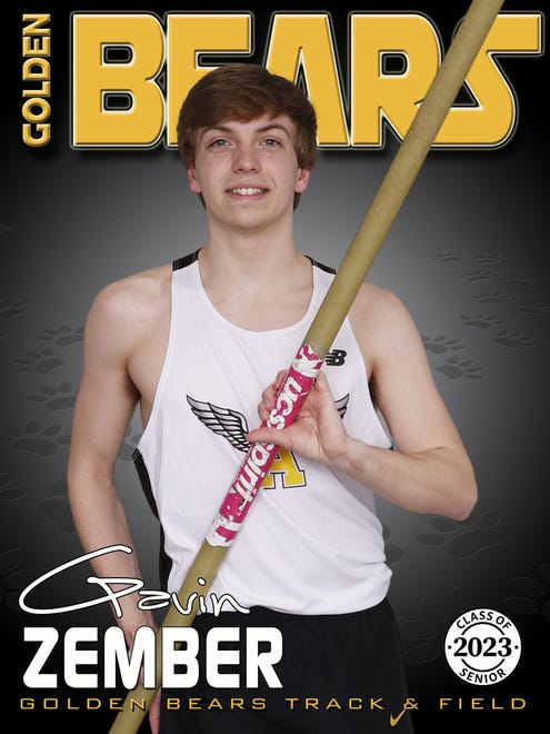 Gavin Zember-Stiffler, Upper Arlington track and field. Selected as Athlete of the Week on May 12.