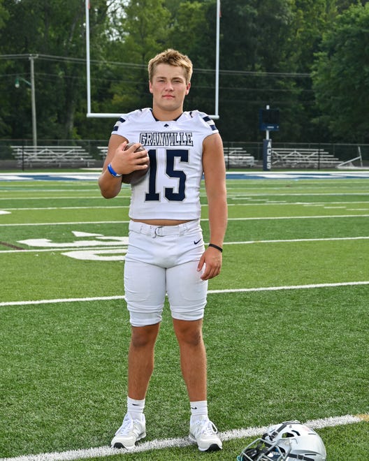 Kyle Kirby, Granville football, selected as Athlete of the Week on Sept. 15.